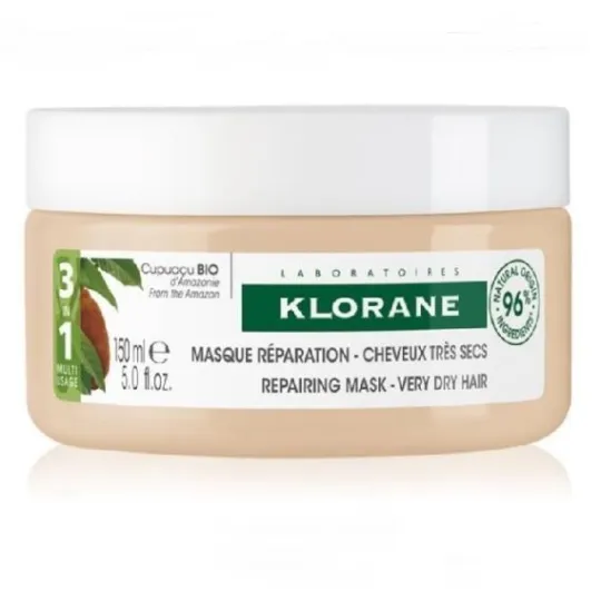 Klorane Cupuaçu Bio Masque 3 en 1 Réparation 150ml
