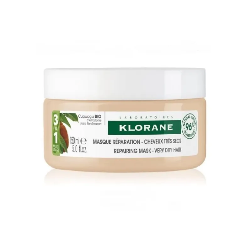 Klorane Cupuaçu Bio Masque 3 en 1 Réparation 150ml