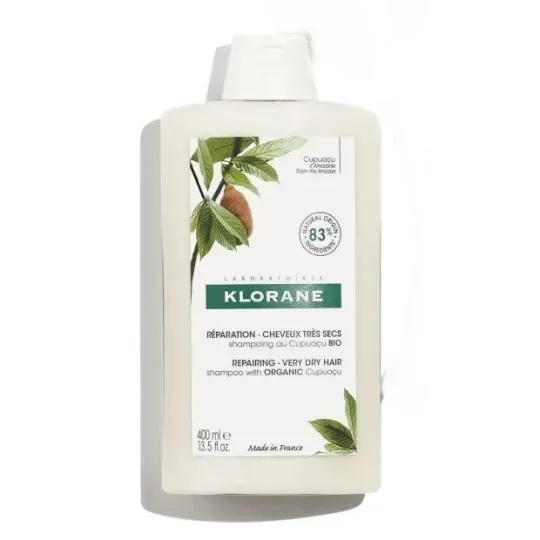 Klorane Cupuaçu Bio Shampooing Réparation Cheveux très Secs 400ml Klorane Cupuaçu Bio Shampooing Réparation Cheveux très Secs 400ml