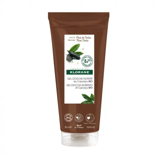 Klorane Gel Douche Nutritif Fève de Tonka Vegan 200ml Klorane Gel Douche Nutritif Fève de Tonka Vegan 200ml