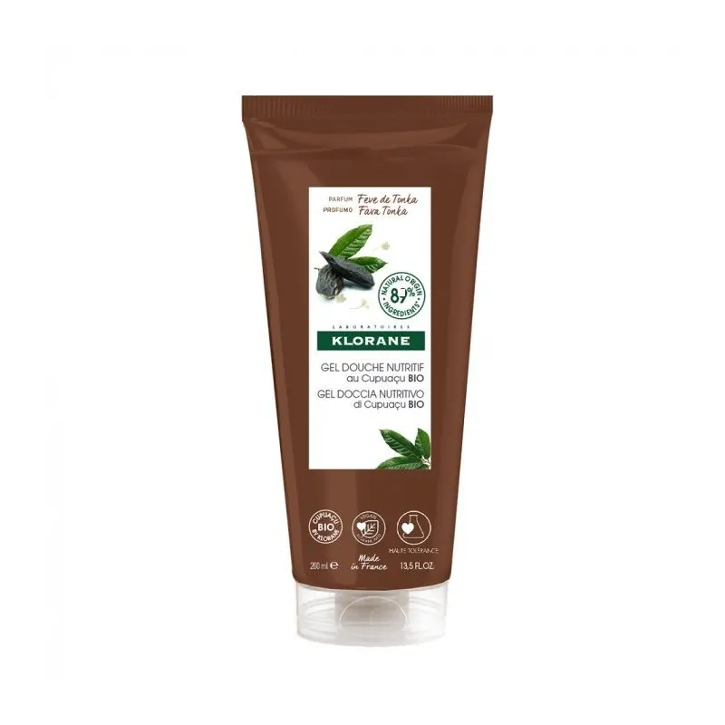 Klorane Gel Douche Nutritif Fève de Tonka Vegan 200ml Klorane Gel Douche Nutritif Fève de Tonka Vegan 200ml