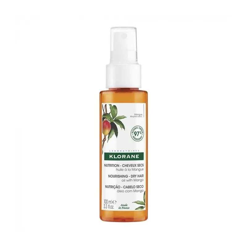 Klorane Mangue Huile Nutrition Cheveux Secs 100ml