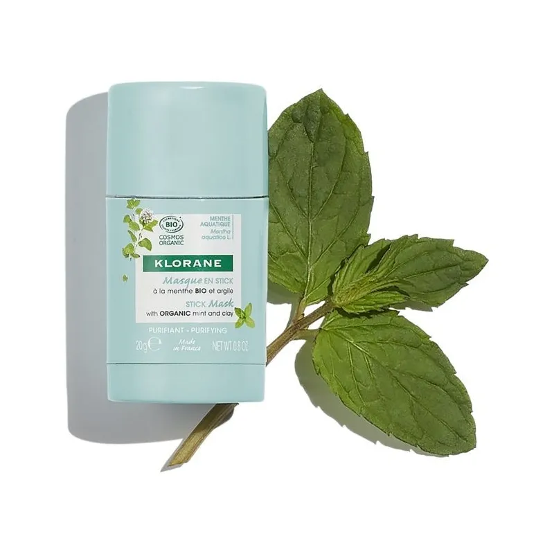Klorane Menthe Aquatique Masque en Stick Bio 25g Klorane Menthe Aquatique Masque en Stick Bio 25g