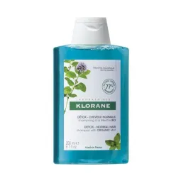 Klorane Menthe Bio Shampooing Détox Cheveux Normaux 200ml