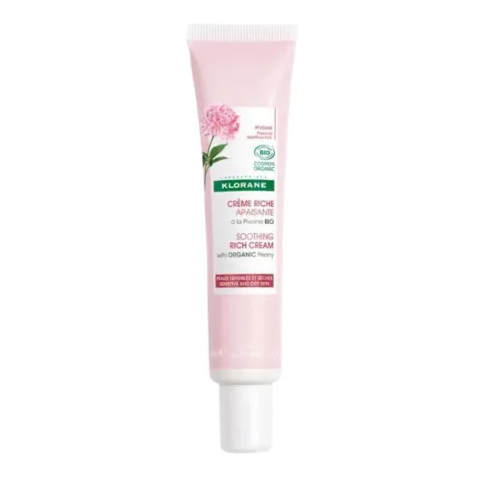 Klorane Pivoine Bio Crème Riche Apaisante 40ml Klorane Pivoine Bio Crème Riche Apaisante 40ml