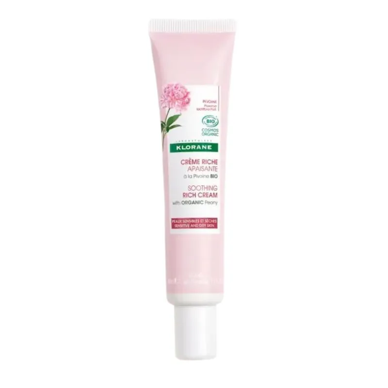 Klorane Pivoine Bio Crème Riche Apaisante 40ml Klorane Pivoine Bio Crème Riche Apaisante 40ml