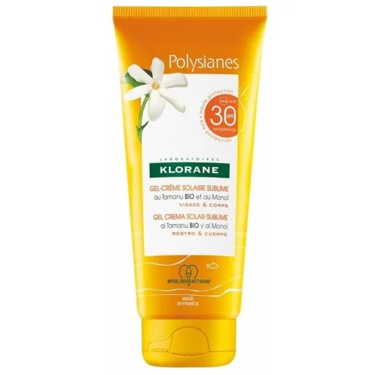 Klorane Polysianes Gel-Crème Solaire Sublime SPF 30 200ml Klorane Polysianes Gel-Crème Solaire Sublime SPF 30 200ml