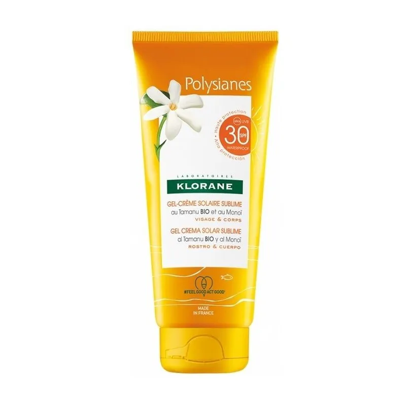 Klorane Polysianes Gel-Crème Solaire Sublime SPF 30 200ml Klorane Polysianes Gel-Crème Solaire Sublime SPF 30 200ml