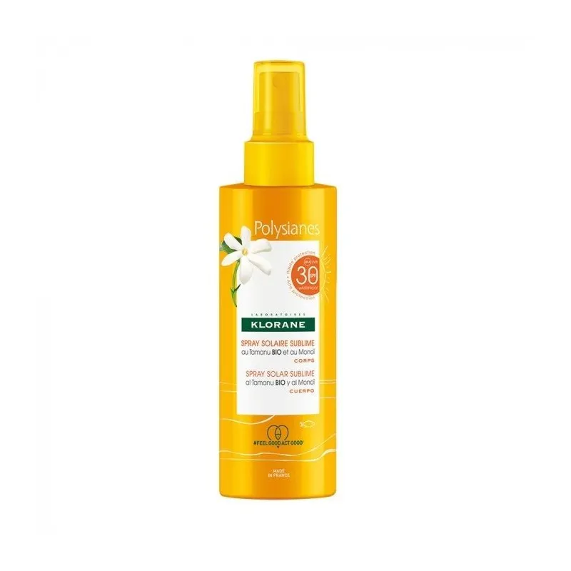 Klorane Polysianes SPF 30 Spray Solaire Sublime 200ml