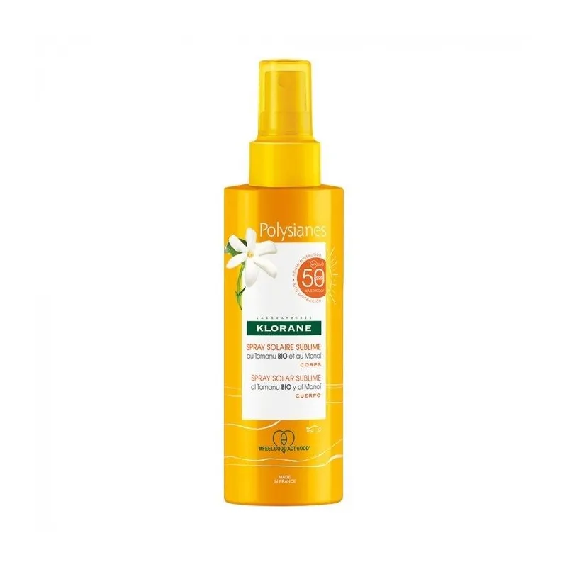 Klorane Polysianes SPF 50 Spray Solaire Sublime 200ml
