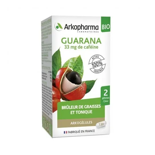 Arkogélules Guarana Bio 130 gélules