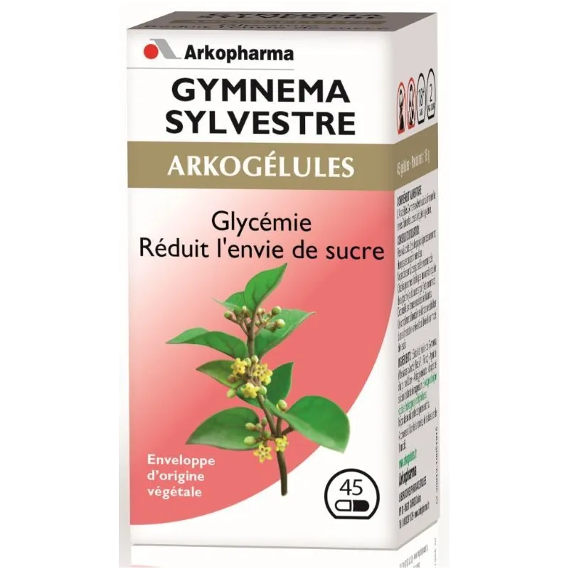 Arkogélules Gymnema Sylvestre 45 gélules Arkogélules Gymnema Sylvestre 45 gélules