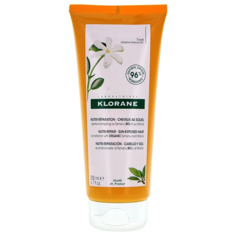 Klorane Tiaré Après-shampooing Nutri-réparation 200ml