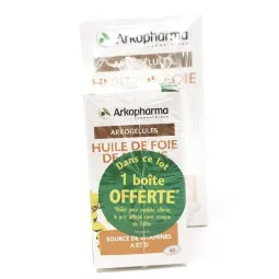 Arkogélules Huile de Foie de Morue 220 Capsules+60 OFFERTES