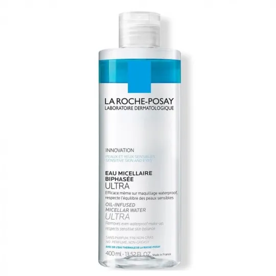 La Roche Posay Eau Micellaire Ultra Biphasée 400ml La Roche Posay Eau Micellaire Ultra Biphasée 400ml
