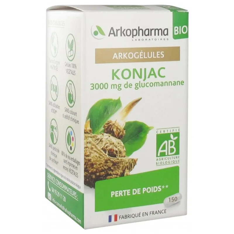 Arkogélules Konjac Bio 150 gélules