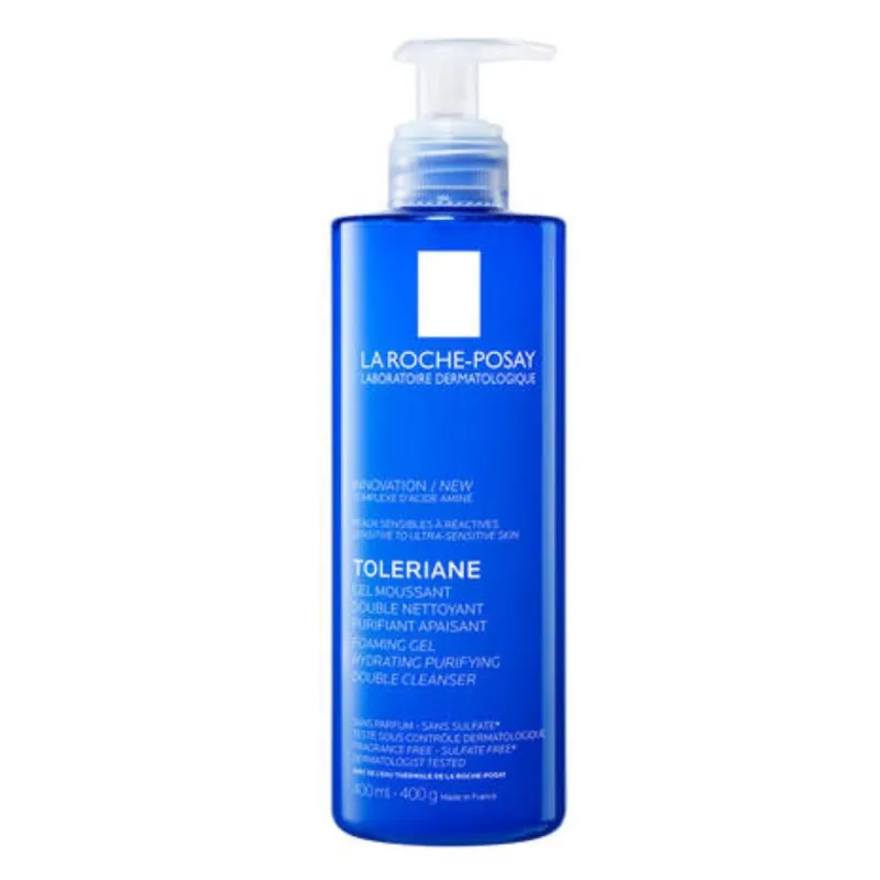 La Roche Posay Tolériane Gel Moussant Double Nettoyant Purifiant Apaisant 400ml La Roche Posay Tolériane Gel Moussant Double Nettoyant Purifiant Apaisant 400ml