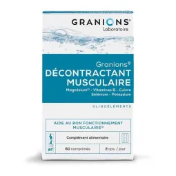 Laboratoire des Granions Décontractant Musculaire 60 Comprimés