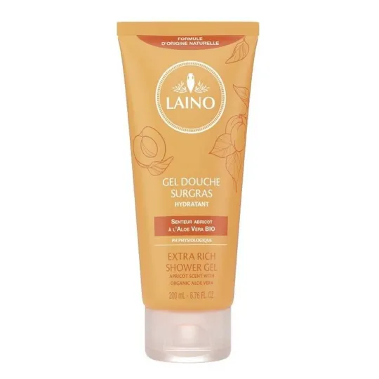Laino Gel Douche Surgras Hydratant Abricot 200ml Laino Gel Douche Surgras Hydratant Abricot 200ml