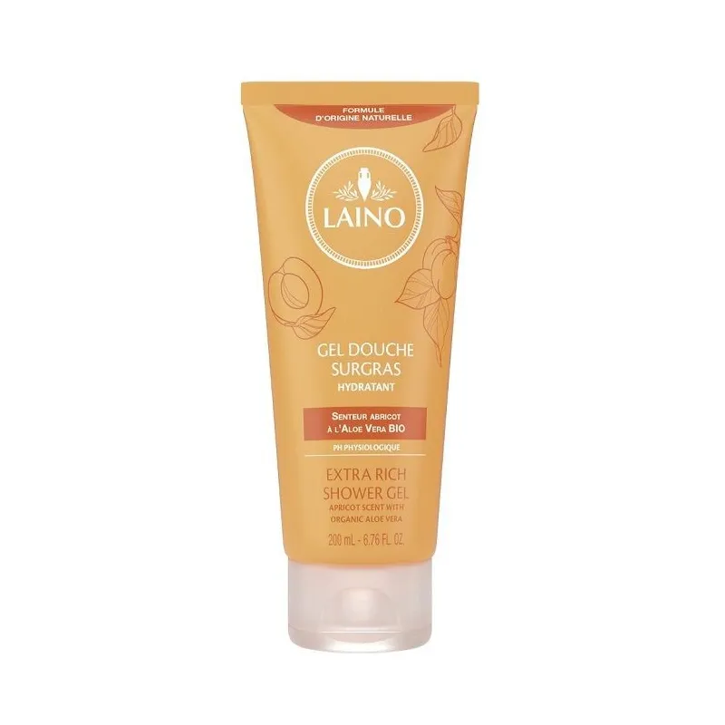 Laino Gel Douche Surgras Hydratant Abricot 200ml Laino Gel Douche Surgras Hydratant Abricot 200ml