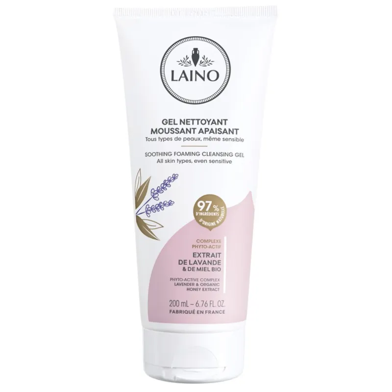 Laino Gel Nettoyant Moussant Apaisant 200ml