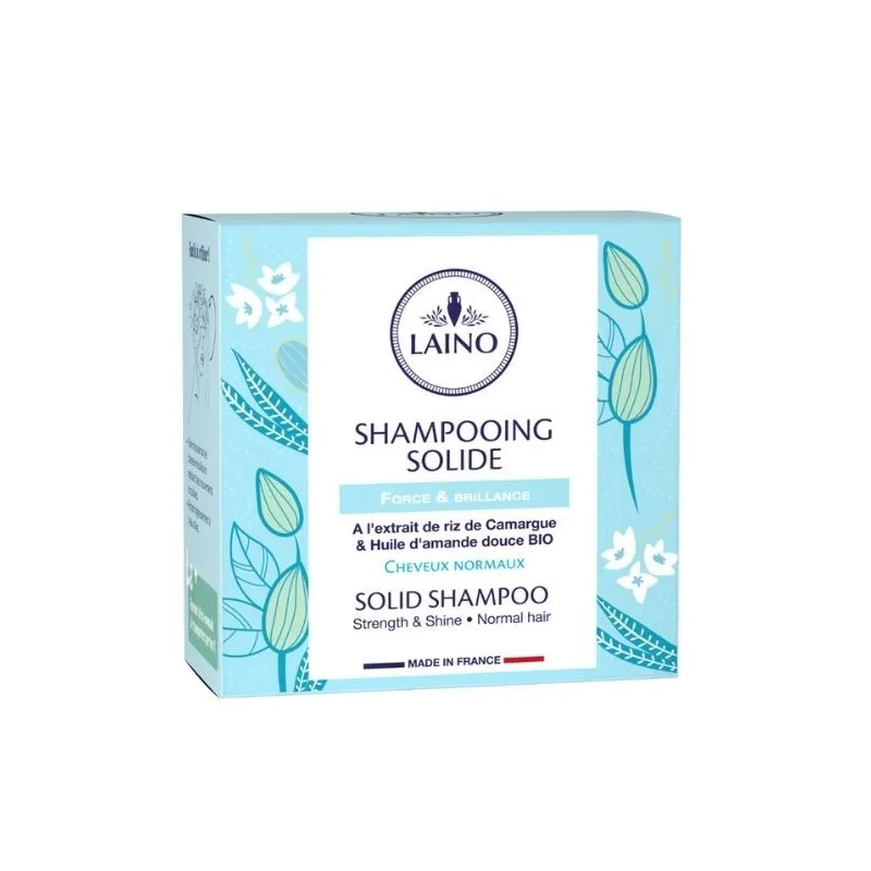 Laino Shampooing Solide Force & Brillance 60g Laino Shampooing Solide Force & Brillance 60g