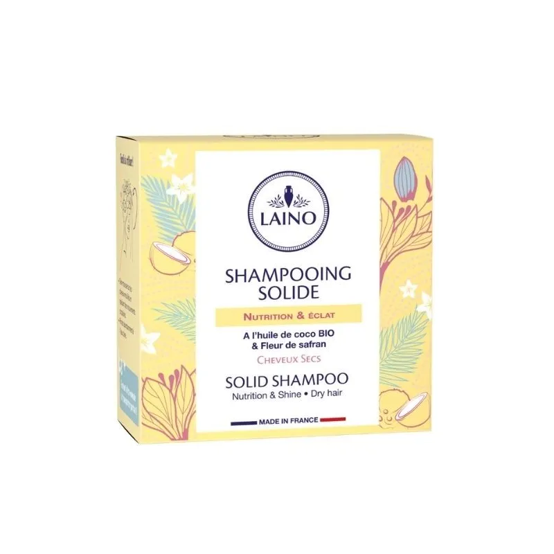 Laino Shampooing Solide Nutrition & Éclat 60g Laino Shampooing Solide Nutrition & Éclat 60g