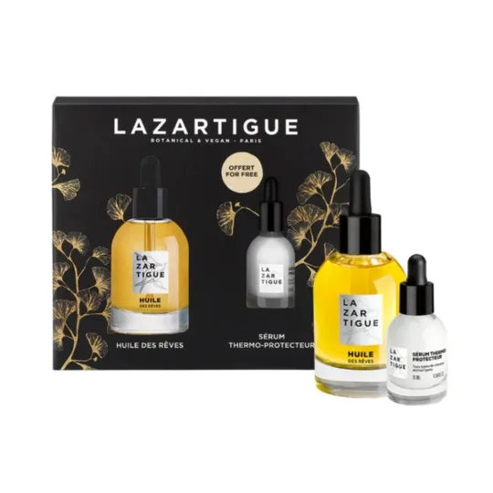 Lazartigue Coffret Huile des Rêves 50ml+Sérum d'Exception 10ml OFFERT Lazartigue Coffret Huile des Rêves 50ml+Sérum d'Exception 10ml OFFERT