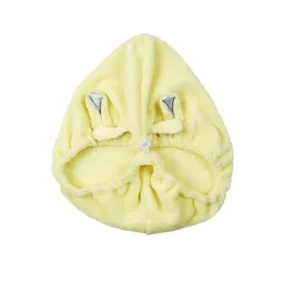 LCDT Serviette Cheveux Girafe Jaune