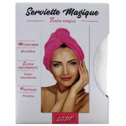 LCDT Serviette Magique Microfibre Blanche