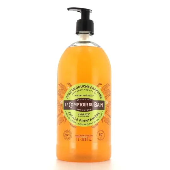 Le Comptoir Du Bain Huile De Douche Parfumée Escale Printanière 1litre Le Comptoir Du Bain Huile De Douche Parfumée Escale Printanière 1litre