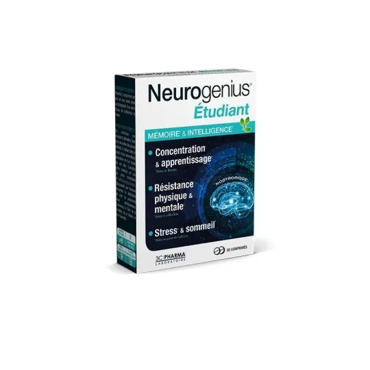 Les 3 Chênes Neurogenius Etudiant 30 Comprimés