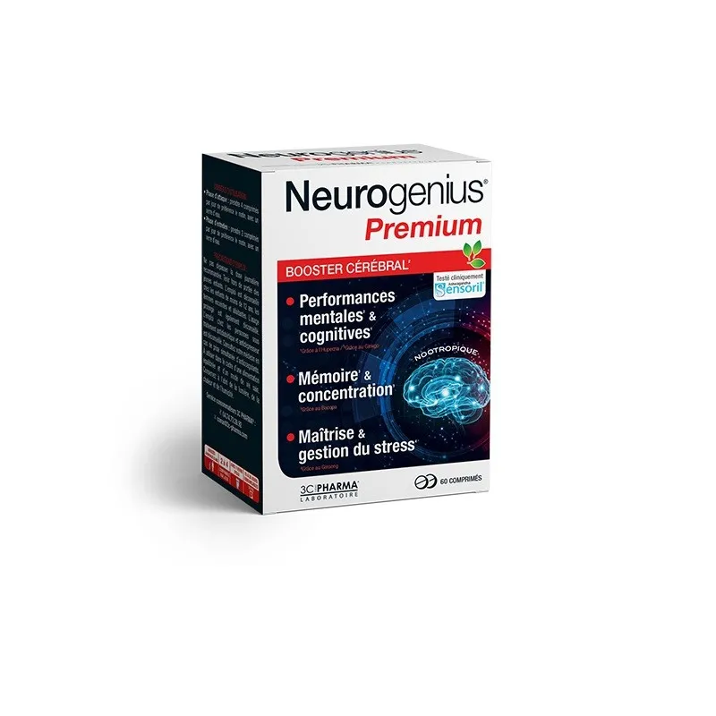 Les 3 Chênes Neurogenius Premium 60 comprimés Les 3 Chênes Neurogenius Premium 60 comprimés