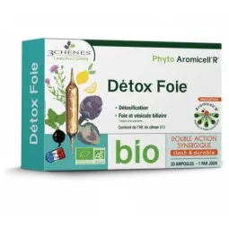 Les 3 Chênes Phyto Aromicell'R Détox Foie Bio 20 Ampoules