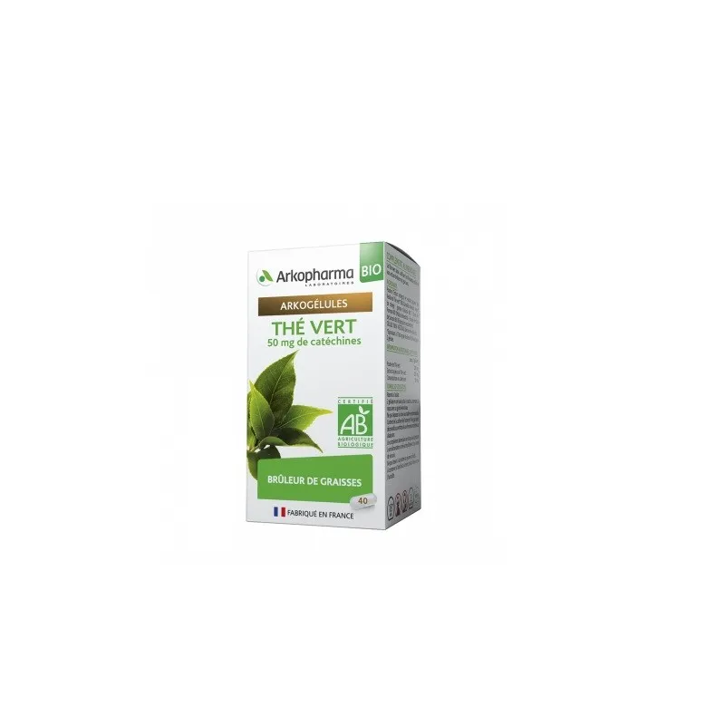 Arkogélules Thé Vert Bio 40 Gélules Arkogélules Thé Vert Bio 40 Gélules