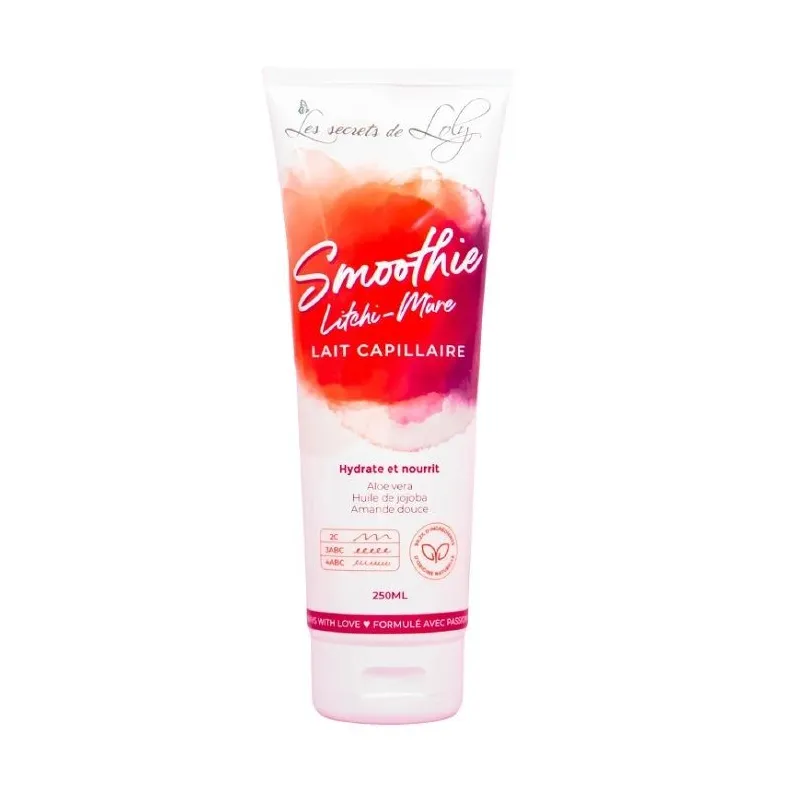 Les Secrets de Loly Smoothie Lait Capillaire Litchi-Mûre Vegan 250ml Les Secrets de Loly Smoothie Lait Capillaire Litchi-Mûre Vegan 250ml