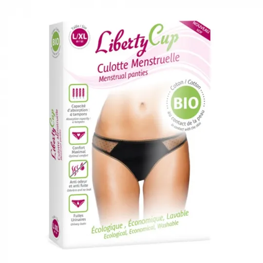 Liberty Cup Culotte Menstruelle Coton Bio Plumetis L/XL Liberty Cup Culotte Menstruelle Coton Bio Plumetis L/XL