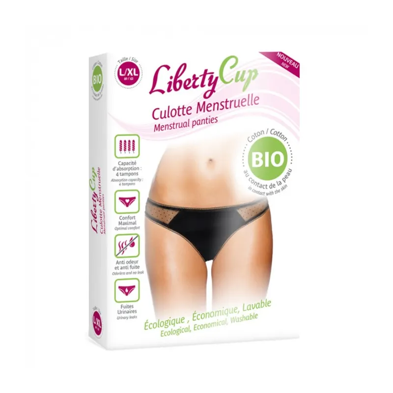 Liberty Cup Culotte Menstruelle Coton Bio Plumetis L/XL Liberty Cup Culotte Menstruelle Coton Bio Plumetis L/XL