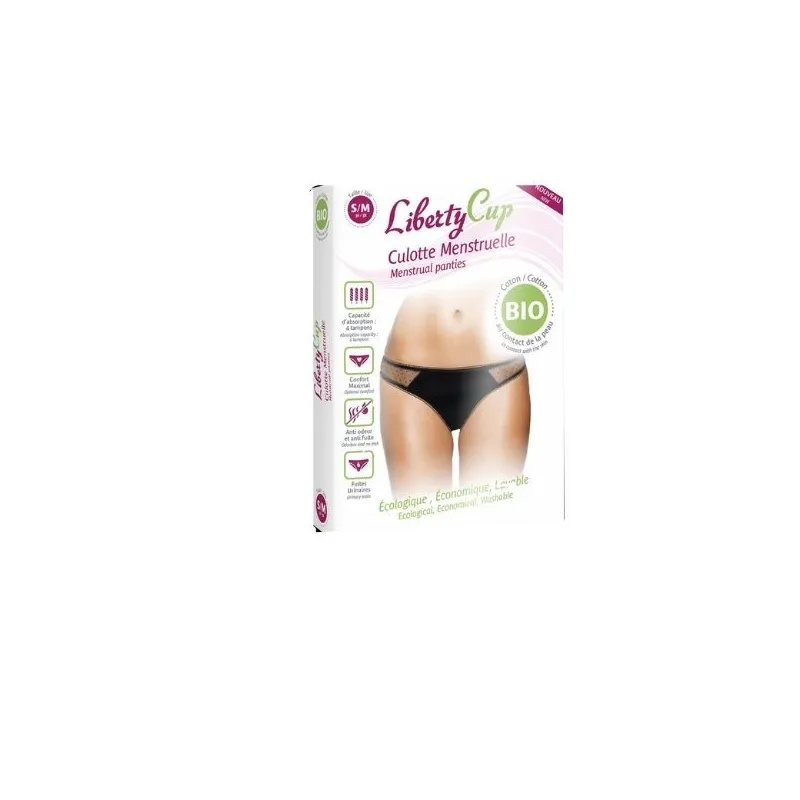 Liberty Cup Culotte Menstruelle Coton Bio Plumetis S/M