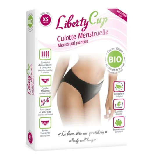 Liberty Cup Culotte Menstruelle Coton Bio XS Liberty Cup Culotte Menstruelle Coton Bio XS