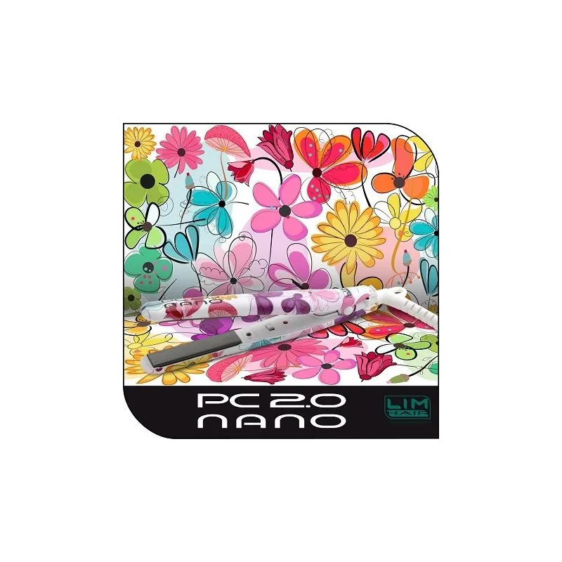 Lim Hair Fer à Lisser de Voyage 2.0 Nano -Flores