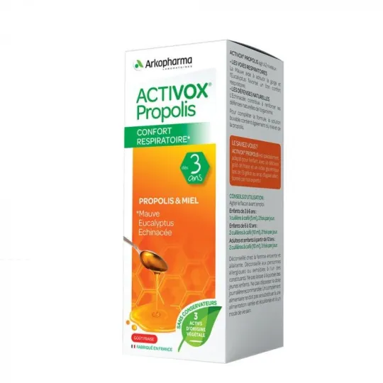 Arkopharma Activox Propolis Confort Respiratoire Solution Buvable Arkopharma Activox Propolis Confort Respiratoire Solution Buvable