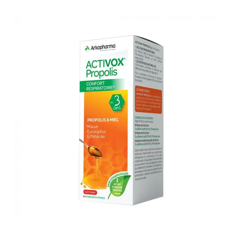 Arkopharma Activox Propolis Confort Respiratoire Solution Buvable Arkopharma Activox Propolis Confort Respiratoire Solution Buvable
