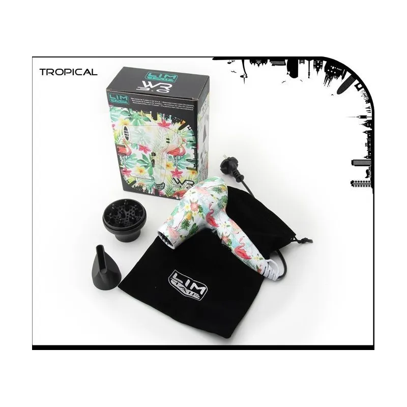 Lim Hair Sèche Cheveux de Voyage WR3.0-Tropical Lim Hair Sèche Cheveux de Voyage WR3.0-Tropical