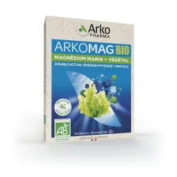 Arkopharma Arkomag Bio Magnésium Marin + Végétal 30 comprimés