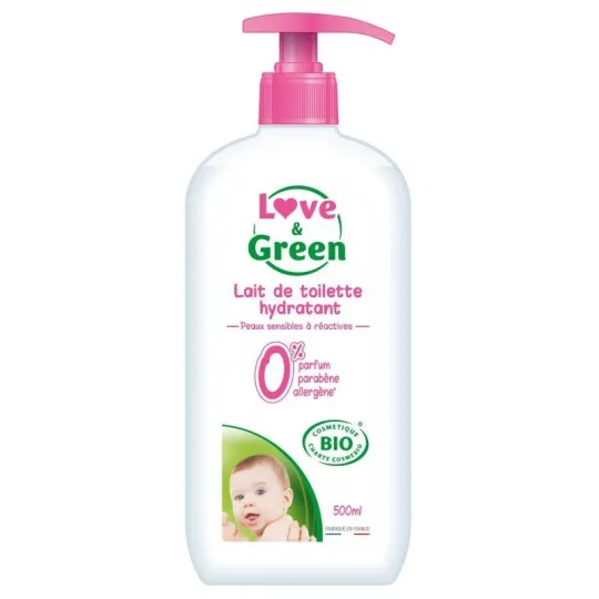Love & Green Bio Lait de Toilette 500ml