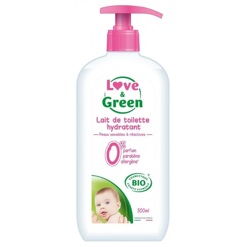 Love & Green Bio Lait de Toilette 500ml