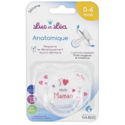 Luc et Léa Sucette 0/6 mois J'Aime ma Maman