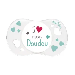 Luc et Léa Sucette 0/6 mois Physiologique J'Aime Mon Doudou