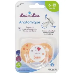 Luc et Léa Sucette 6 - 18 mois J'Aime ma Soeur